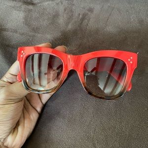 Red Ombré Sunglasses